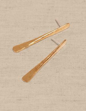 Heirloom Linear Earrings &#124 Aureus + Argent gold