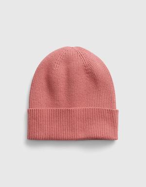 Gap Organic Cotton Beanie pink