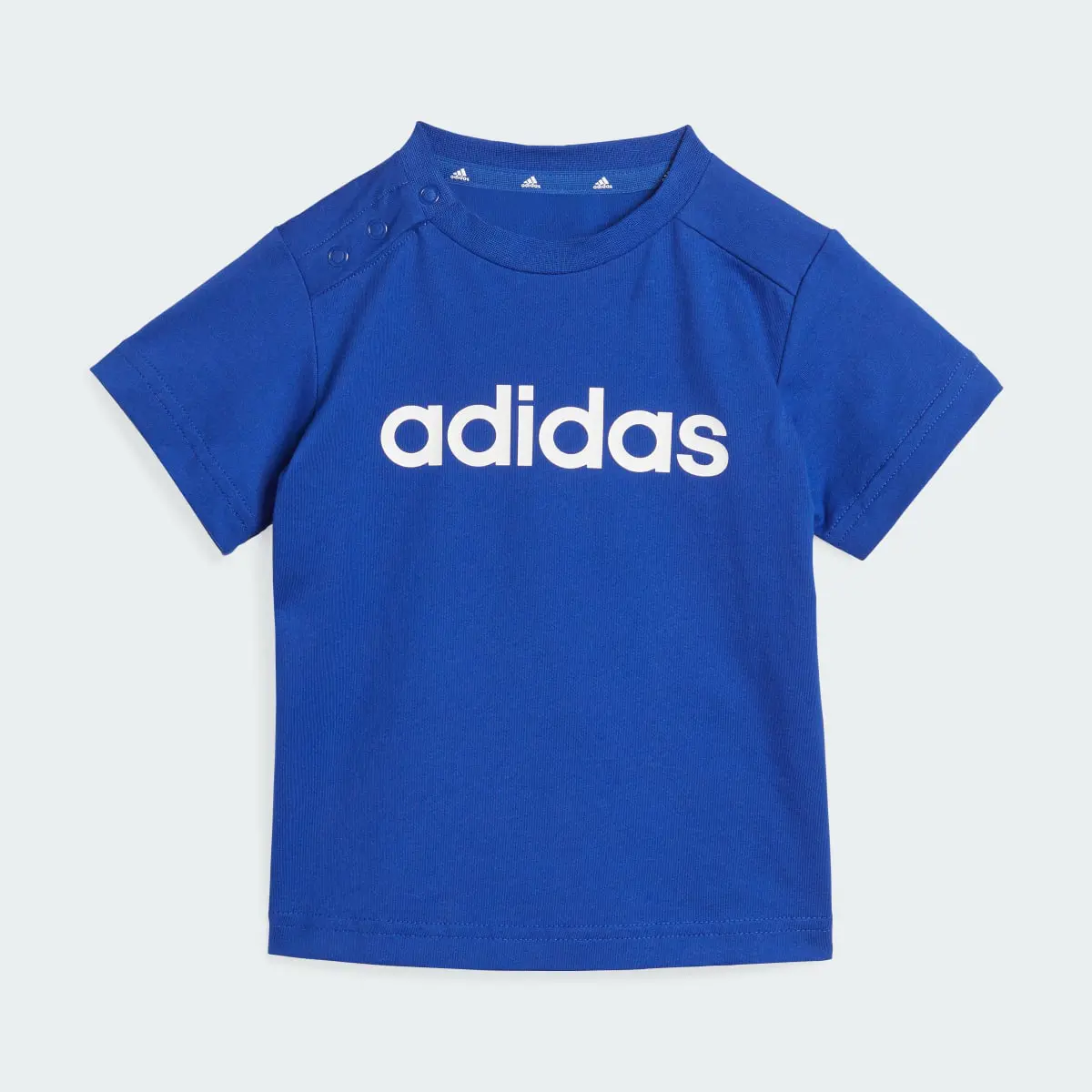 Adidas Conjunto de Playera y Shorts Essentials Lineage Algodón Orgánico. 3