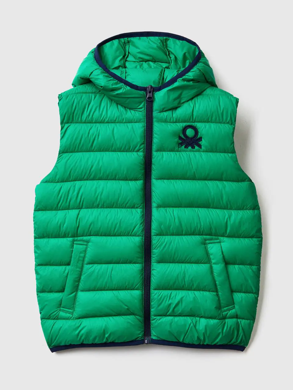 Benetton padded jacket with hood. 1