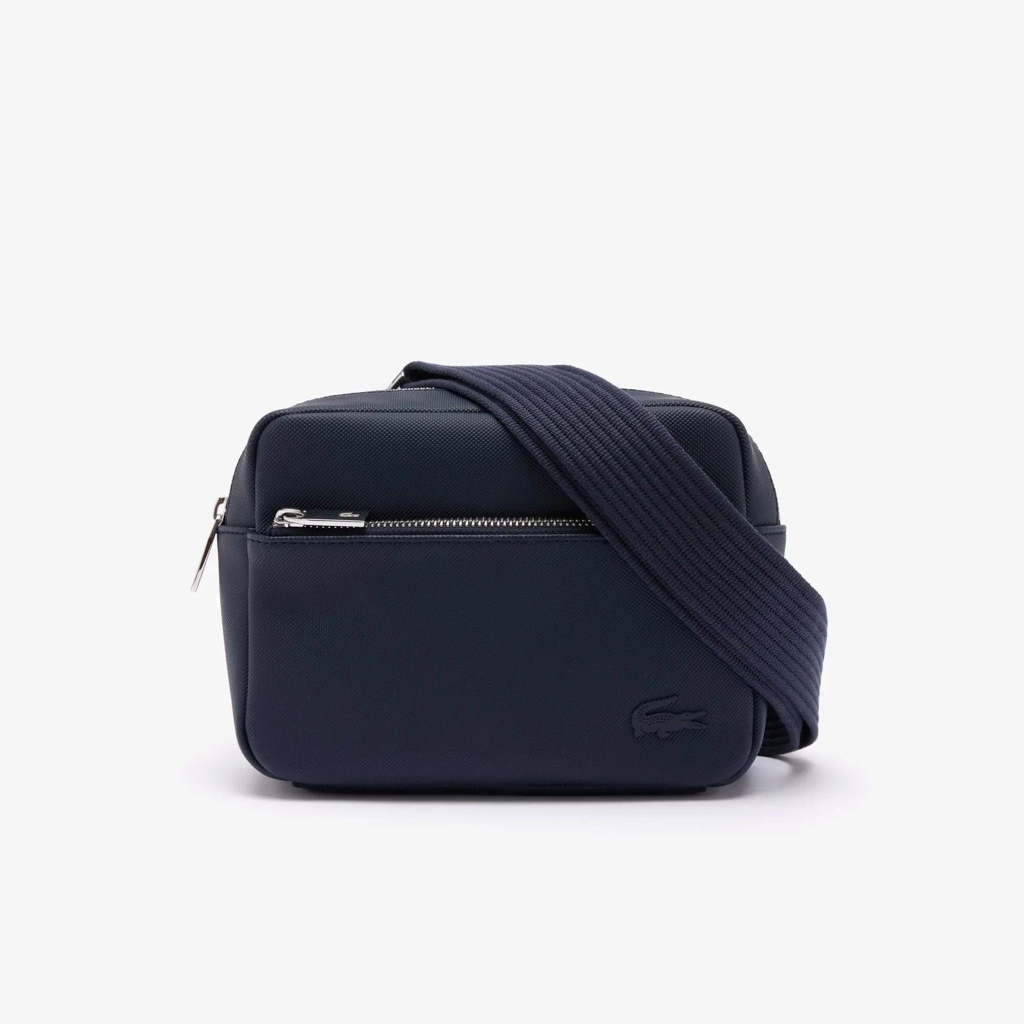 Lacoste Men's Classic Piqué Effect Shoulder Bag. 1