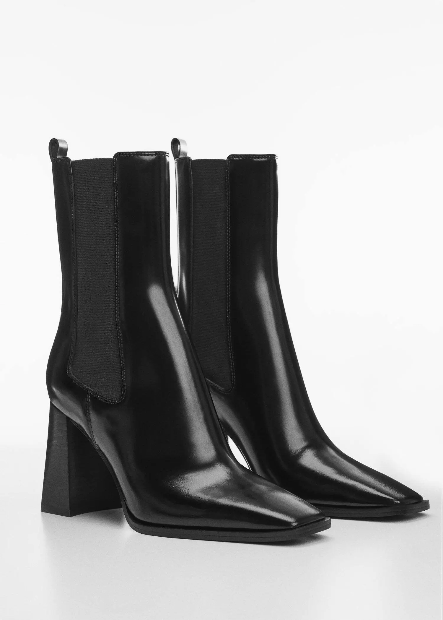 Mango Leather Chelsea ankle boots. 2