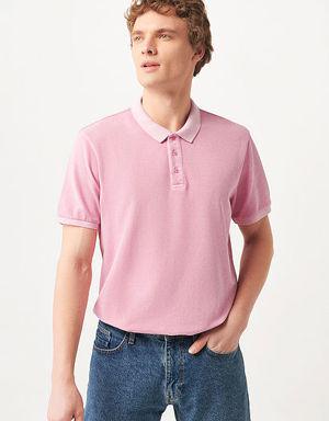 Pembe Polo Tişört