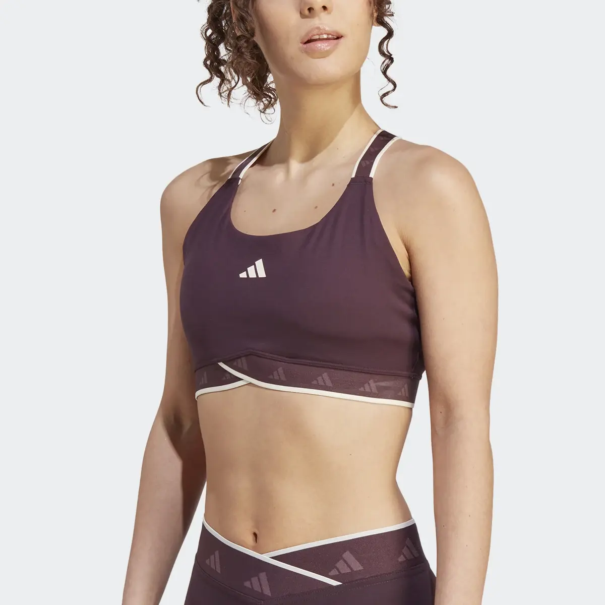 Adidas Sutiã de Sustentação Intermédia Techfit Powerimpact. 1