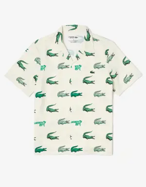 Men’s Printed Short-Sleeved Golf Shirt