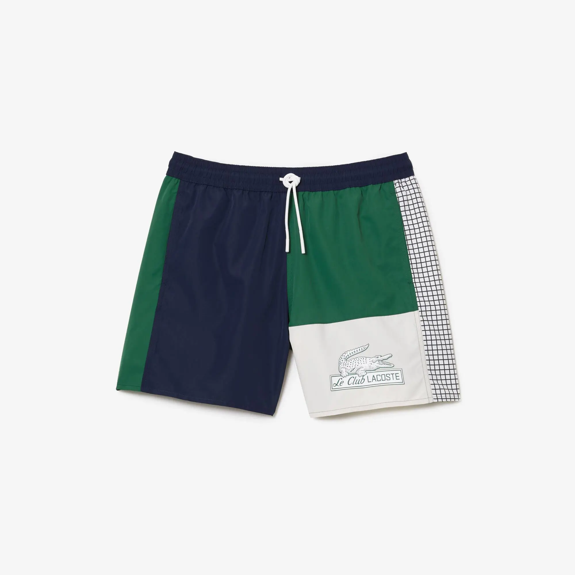 Lacoste Men’s Lacoste Recycled Polyester Colourblock Swim Trunks. 2