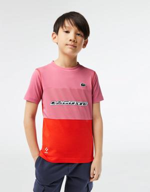Boys’ Lacoste Tennis x Daniil Medvedev Jersey T-Shirt