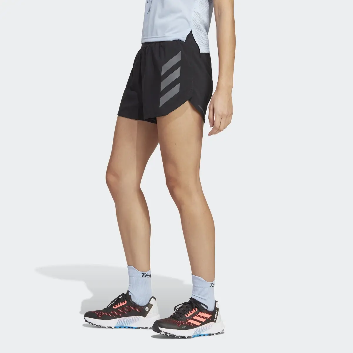 Adidas Terrex Agravic Trail Running Shorts. 2