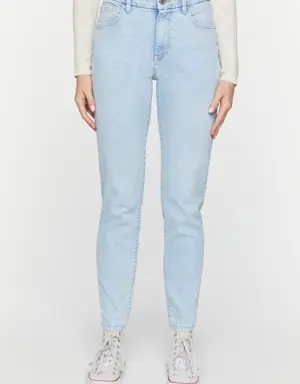 Forever 21 Recycled Cotton Skinny Jeans Light Denim