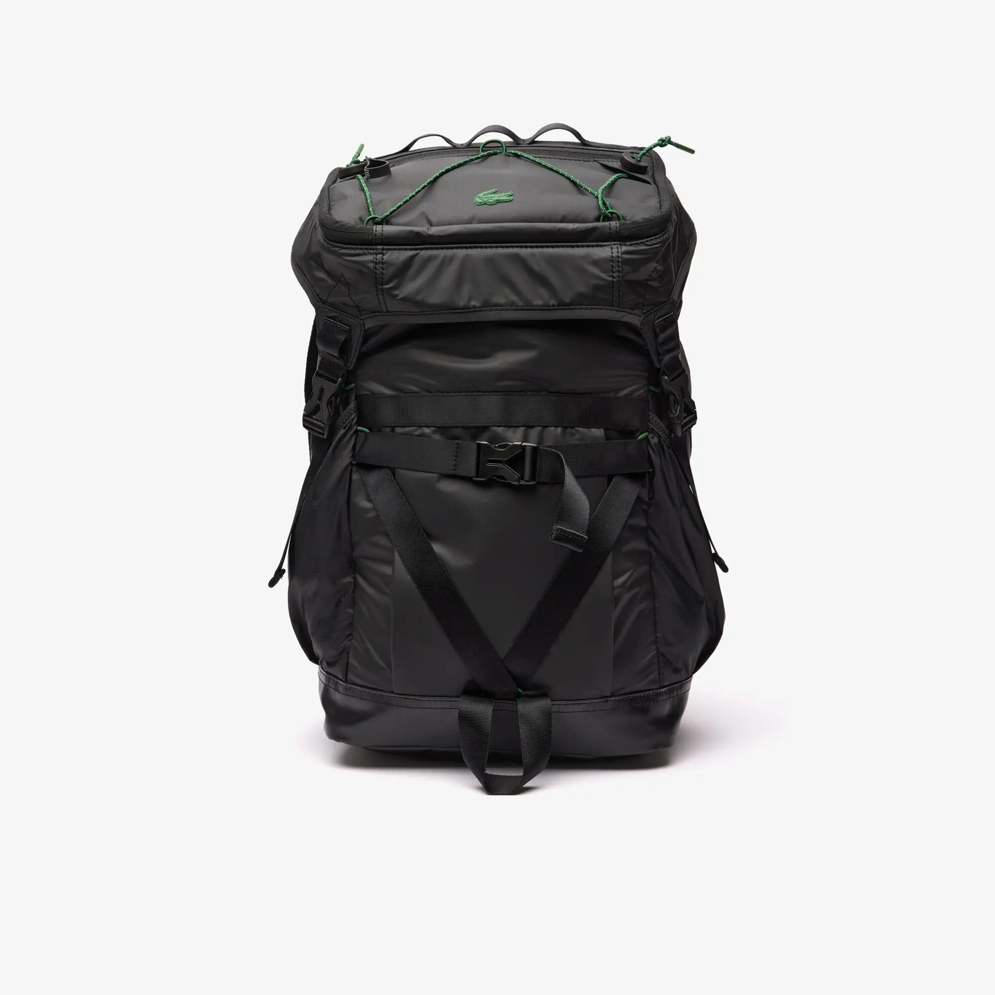Lacoste Coated Canvas Backpack. 1