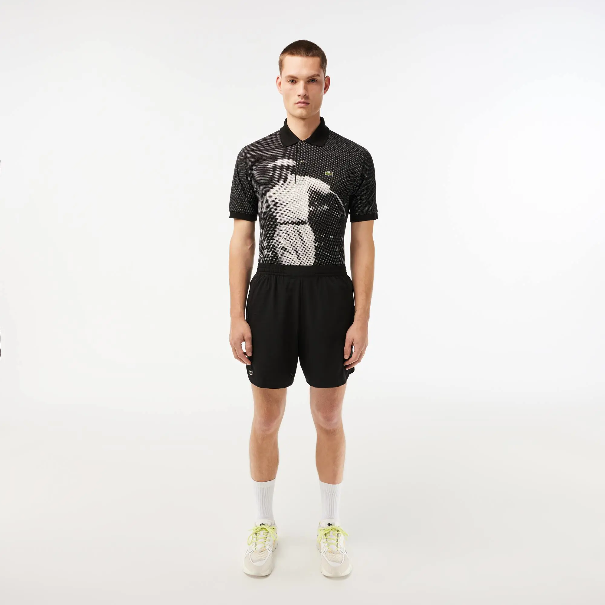 Lacoste Men’s SPORT Stretch Mesh Shorts. 1