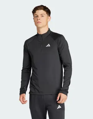 Gym+ Training 1/4-Zip Long Sleeve Tee