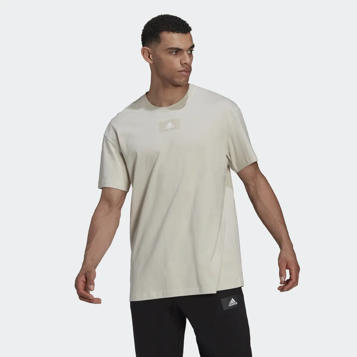 Adidas Essentials FeelVivid Drop Shoulder T-Shirt. 2