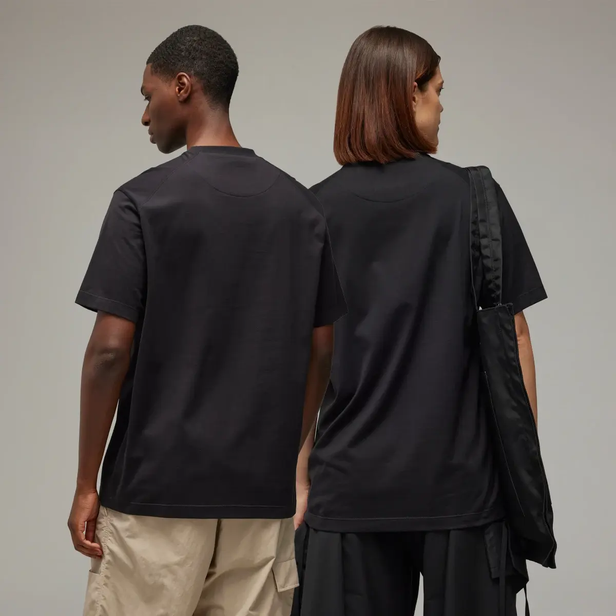 Adidas Y-3 Relaxed Short Sleeve T-Shirt. 2