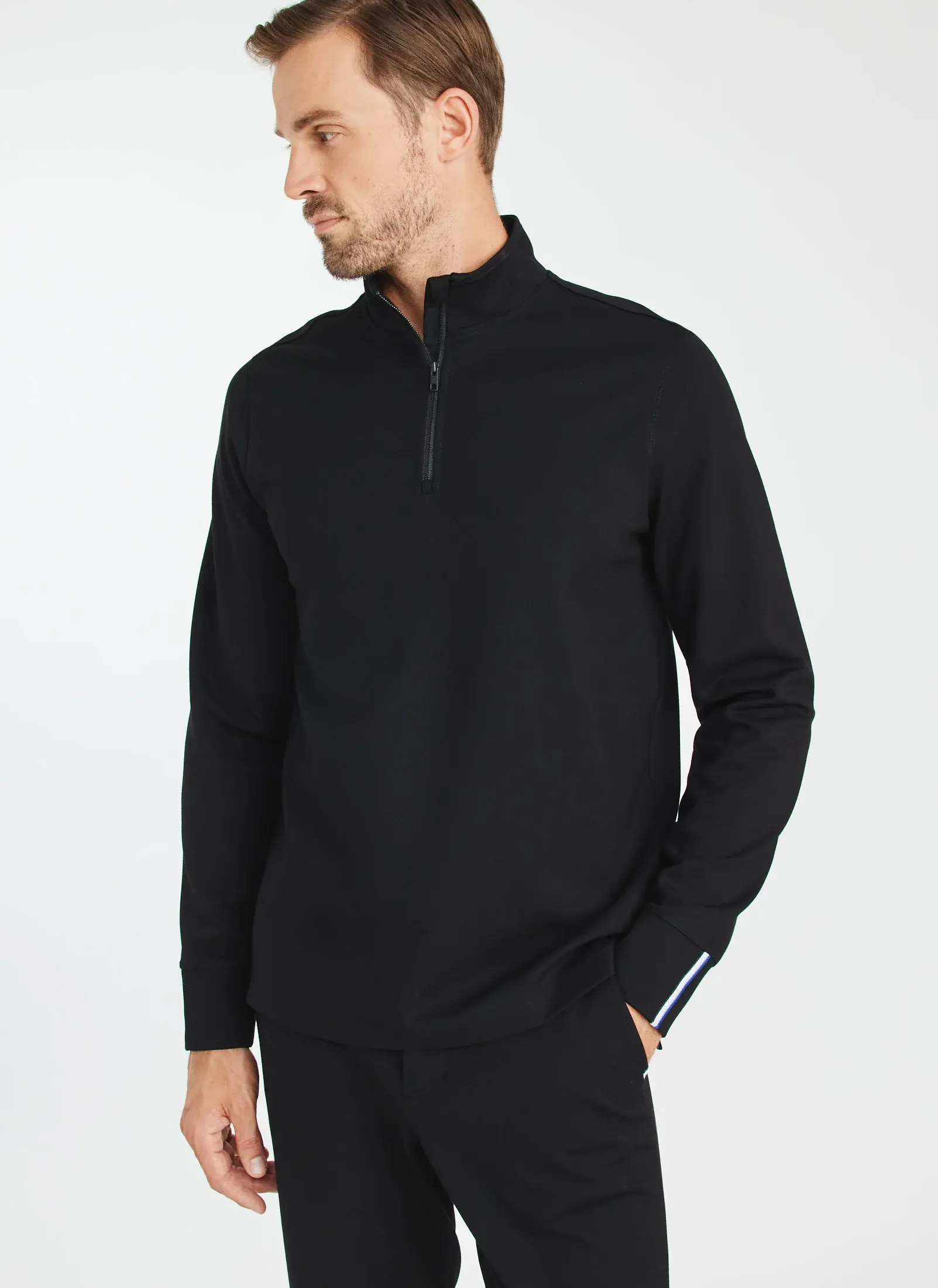 Kit And Ace Comfort Quarter Zip. 1