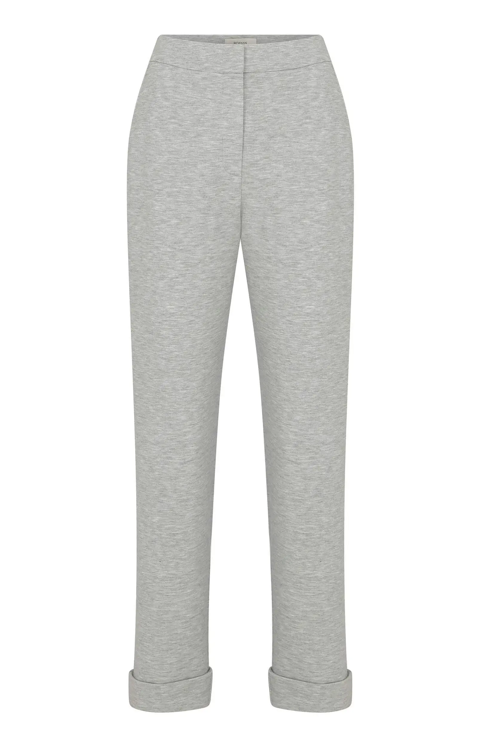 Roman Straight Sweatpants Grey - 2 / GREY. 1