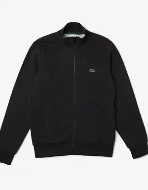 Men's Lacoste Regular Fit Brushed Fleece Zipped Jogger Sweatshirt