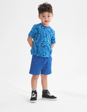 Toddler 100% Organic Cotton Mix and Match Graphic T-Shirt blue