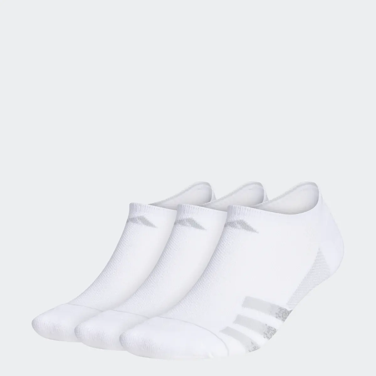 Adidas Superlite Stripe No-Show Socks 3 Pairs. 1