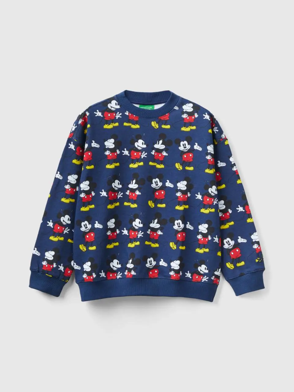 Benetton dark blue sweatshirt with mickey mouse print. 1