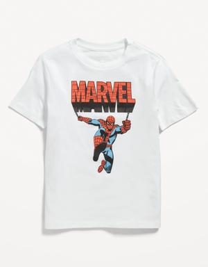 Marvel™ Spider-Man Matching Gender-Neutral T-Shirt for Kids white