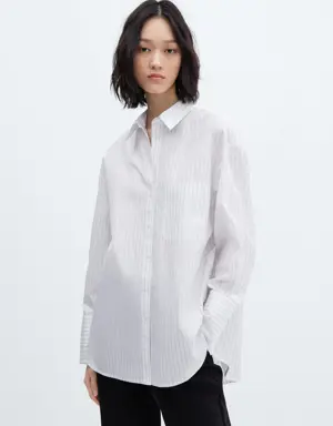 Camisa 100% algodón rayas