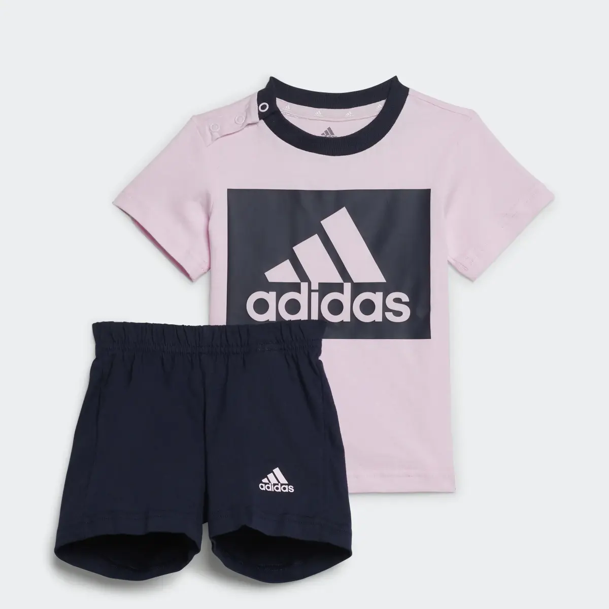 Adidas Essentials Tee and Shorts Set. 1