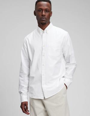 Classic Oxford Shirt in Untucked Fit white