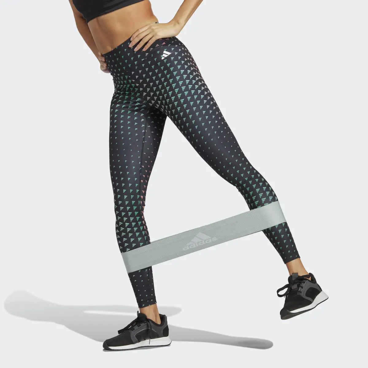 Adidas Leggings Train Essentials Brand Love High-Waisted Full-Length. 1