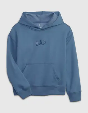 Gap Kids Gap Arch Logo Hoodie blue