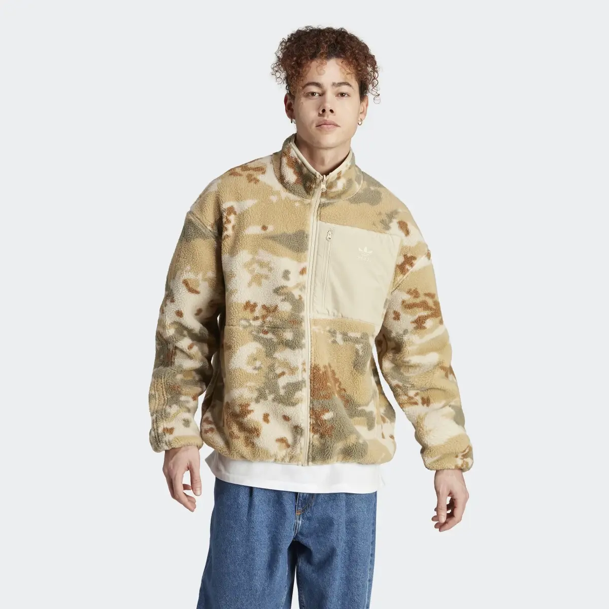 Adidas Giacca Graphics Camo Reversible Fleece. 2