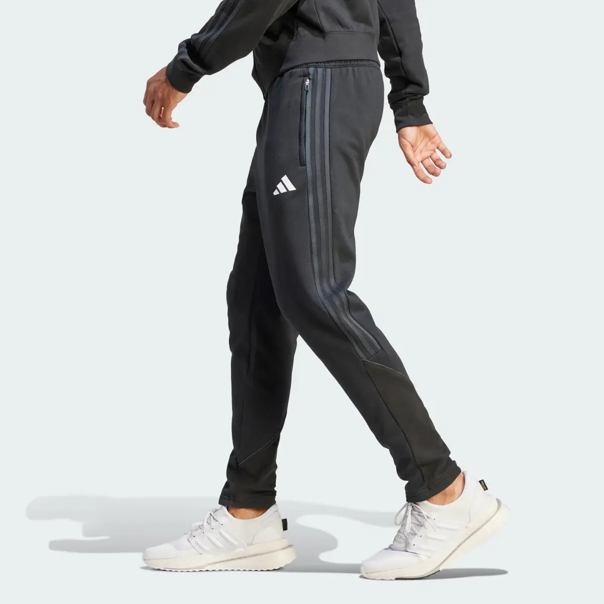 Adidas Pantalon de survêtement de rugby 3 bandes All Blacks. 2