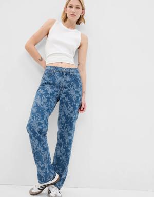 Gap Mid Rise Cotton '90s Loose Jeans multi