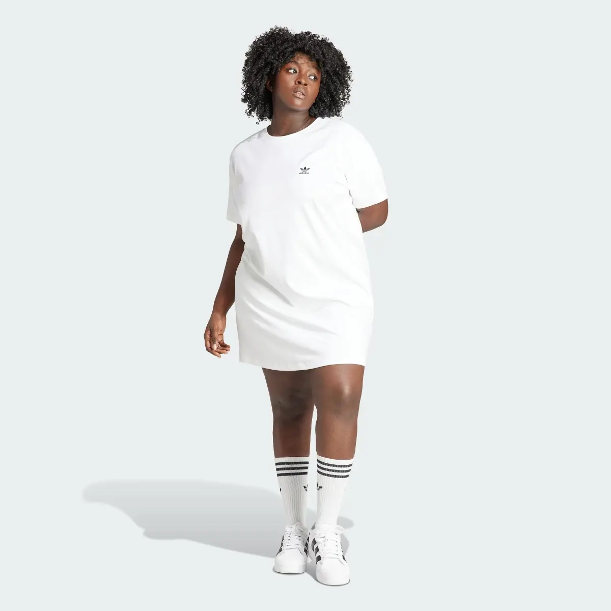 Adidas Trefoil Dress (Plus Size). 2