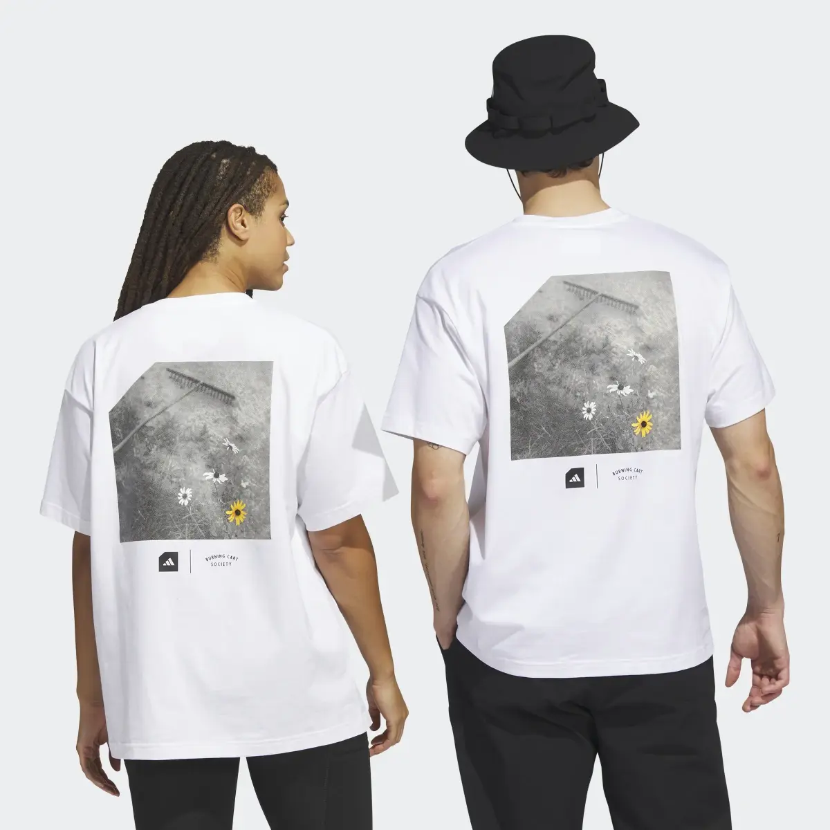 Adidas Adicross Burning Cart Society Tee (Gender Neutral). 3