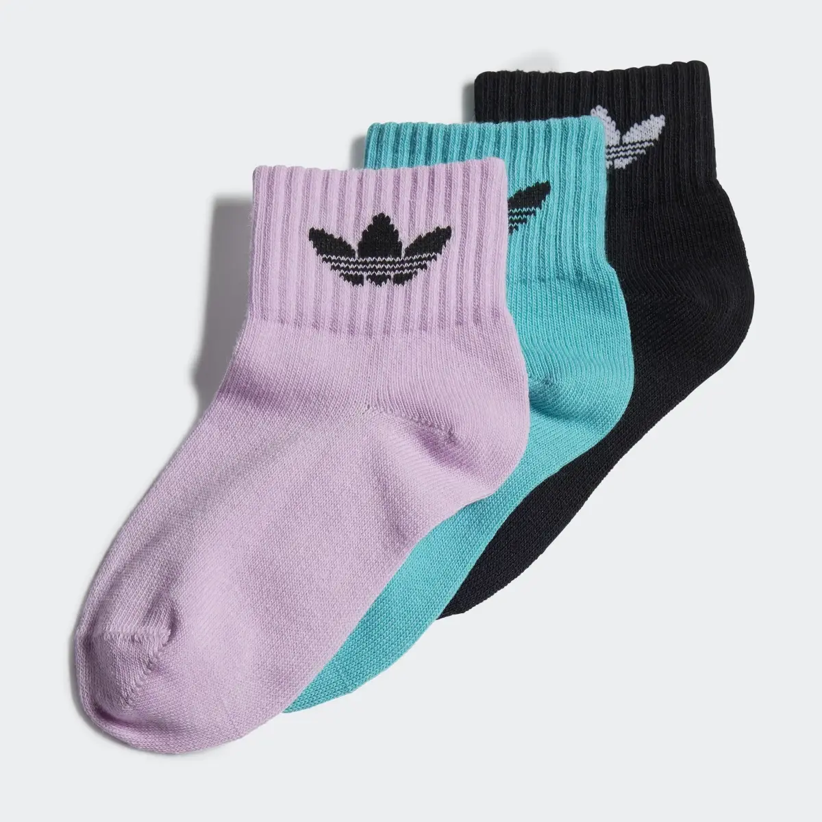 Adidas Bilek Boy Çorap - 3 Çift. 2 Adidas Bilek Boy Çorap - 3 Çift. 2