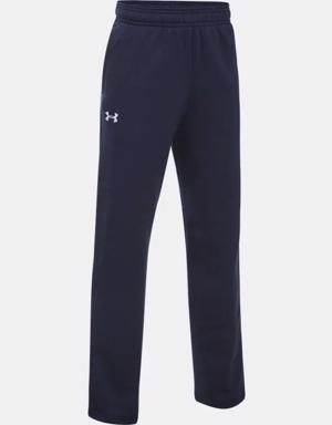Boys' UA Hustle Fleece Pants