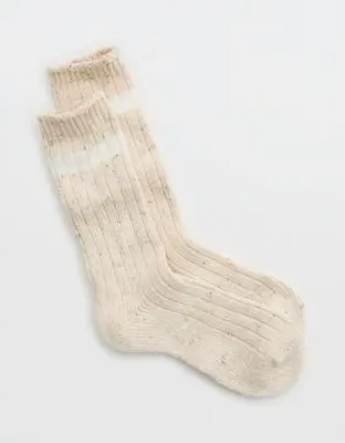 American Eagle Marled Cotton Crew Socks. 1