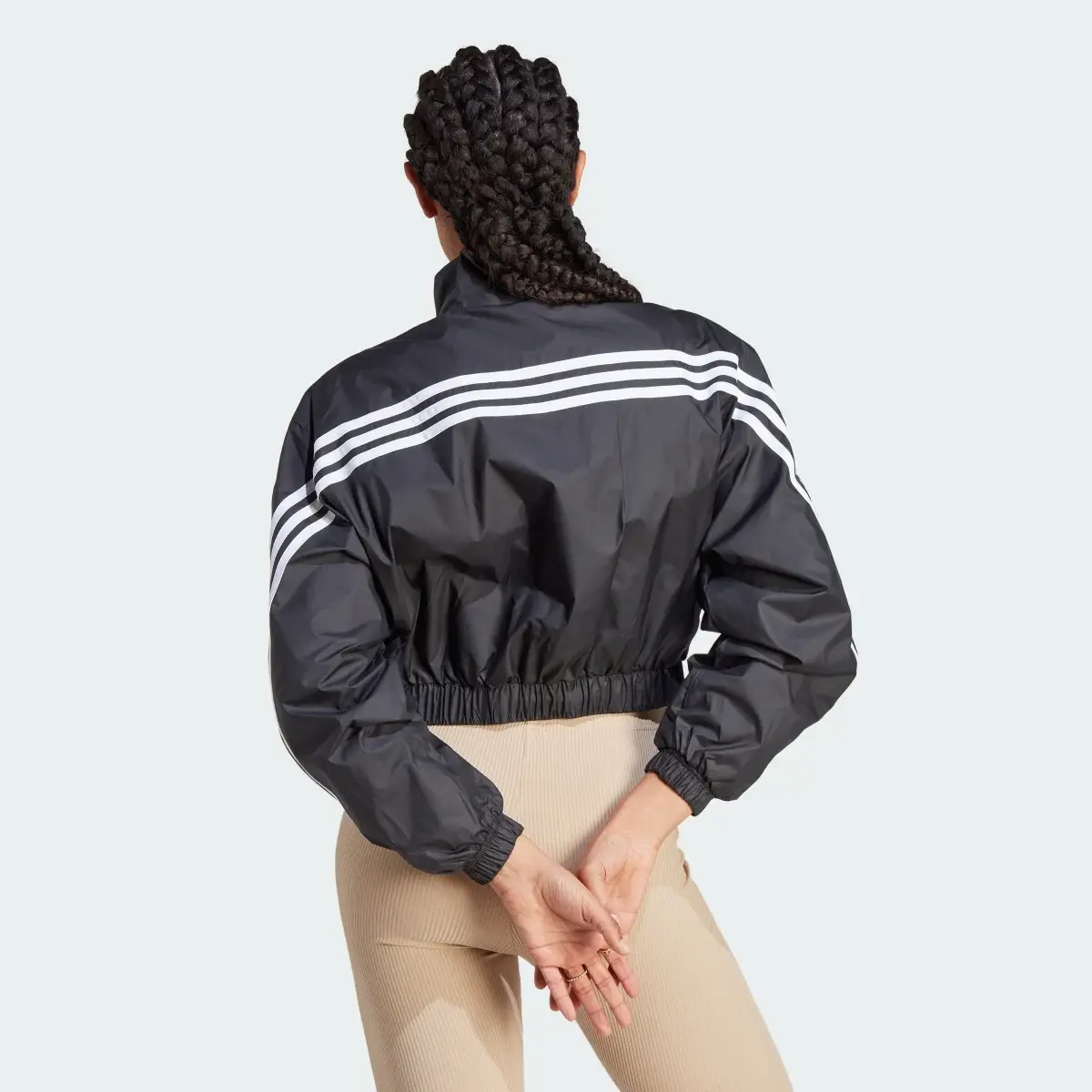 Adidas Future Icons 3-Stripes Woven 1/4 Zip Jacket. 3