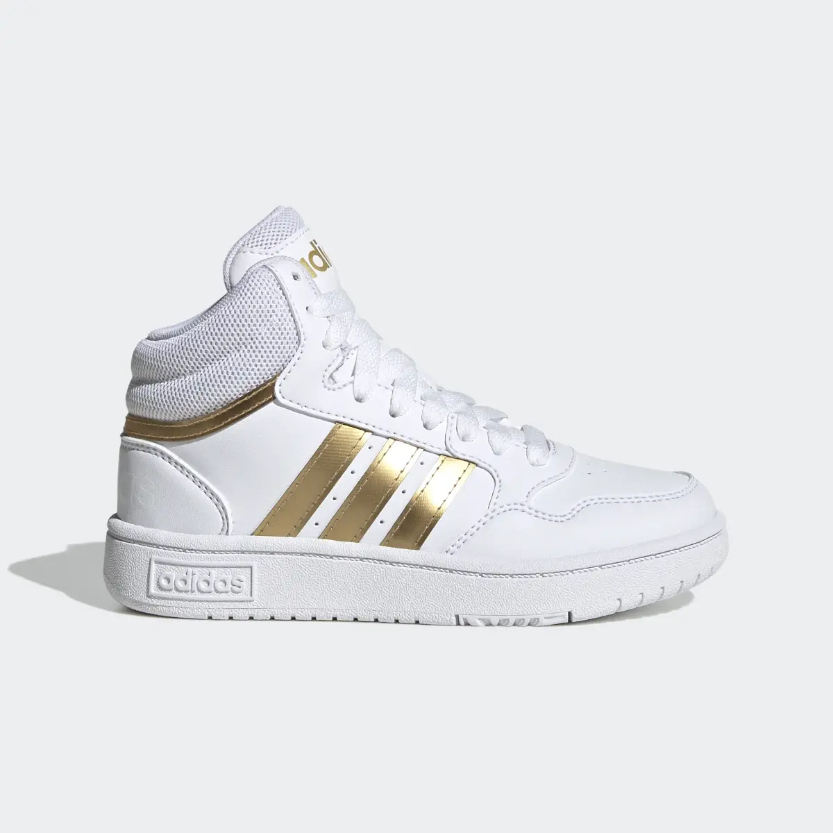 Adidas Hoops Mid Lace Shoes. 2