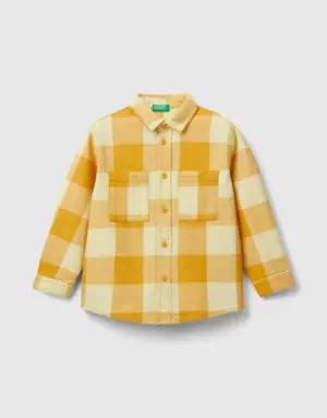 plaid shirt in 100% cotton