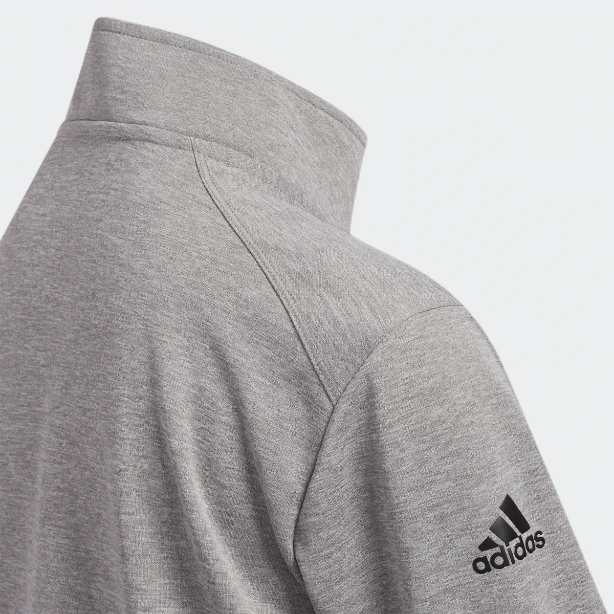 Adidas Boys' Heather Quarter-Zip Pullover. 3