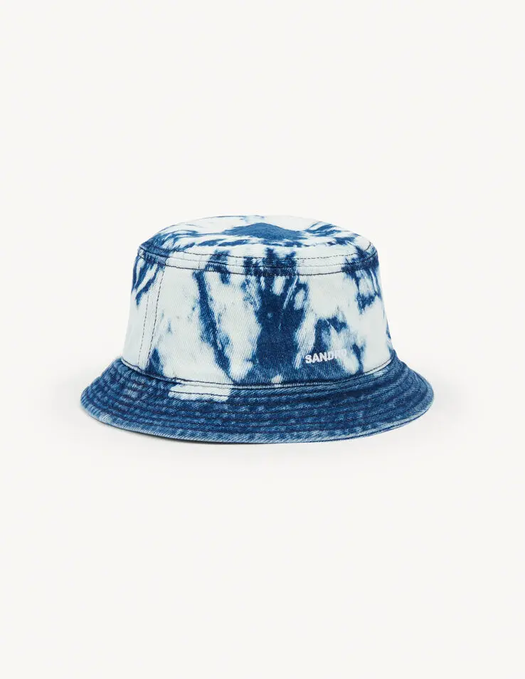 Sandro Tie-dye denim hat. 1