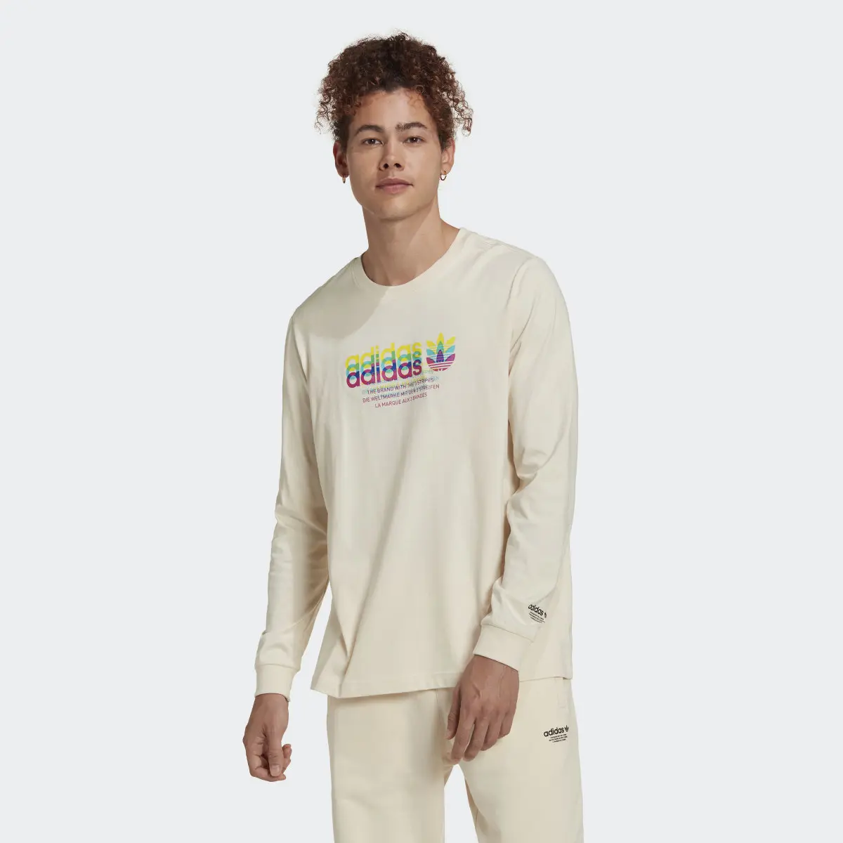 Adidas Hyperreal Long Sleeve T-Shirt. 2