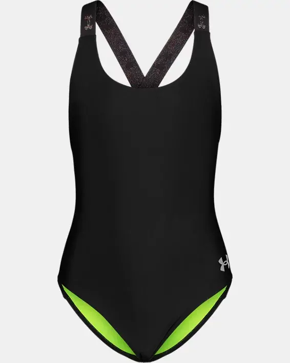 Under Armour Little Girls' UA One-Piece Racerback Swimsuit. 1