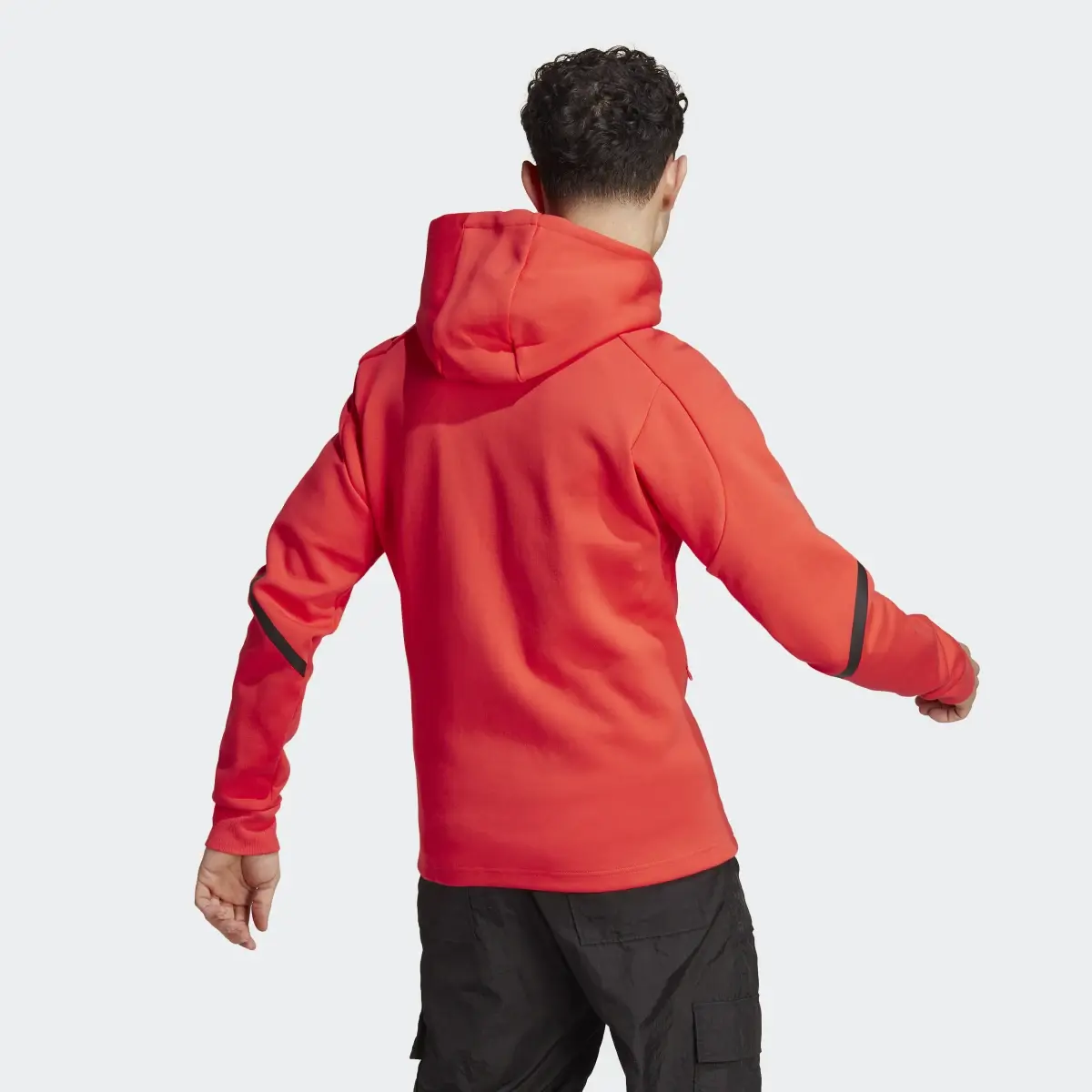 Adidas Designed for Gameday Full-Zip Hoodie. 3