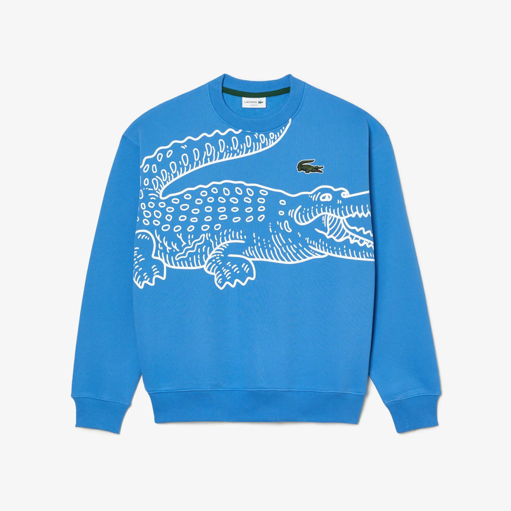 Lacoste Sweatshirt Jogger com estampado de crocodilo loose fit com decote redondo Lacoste para homem. 2