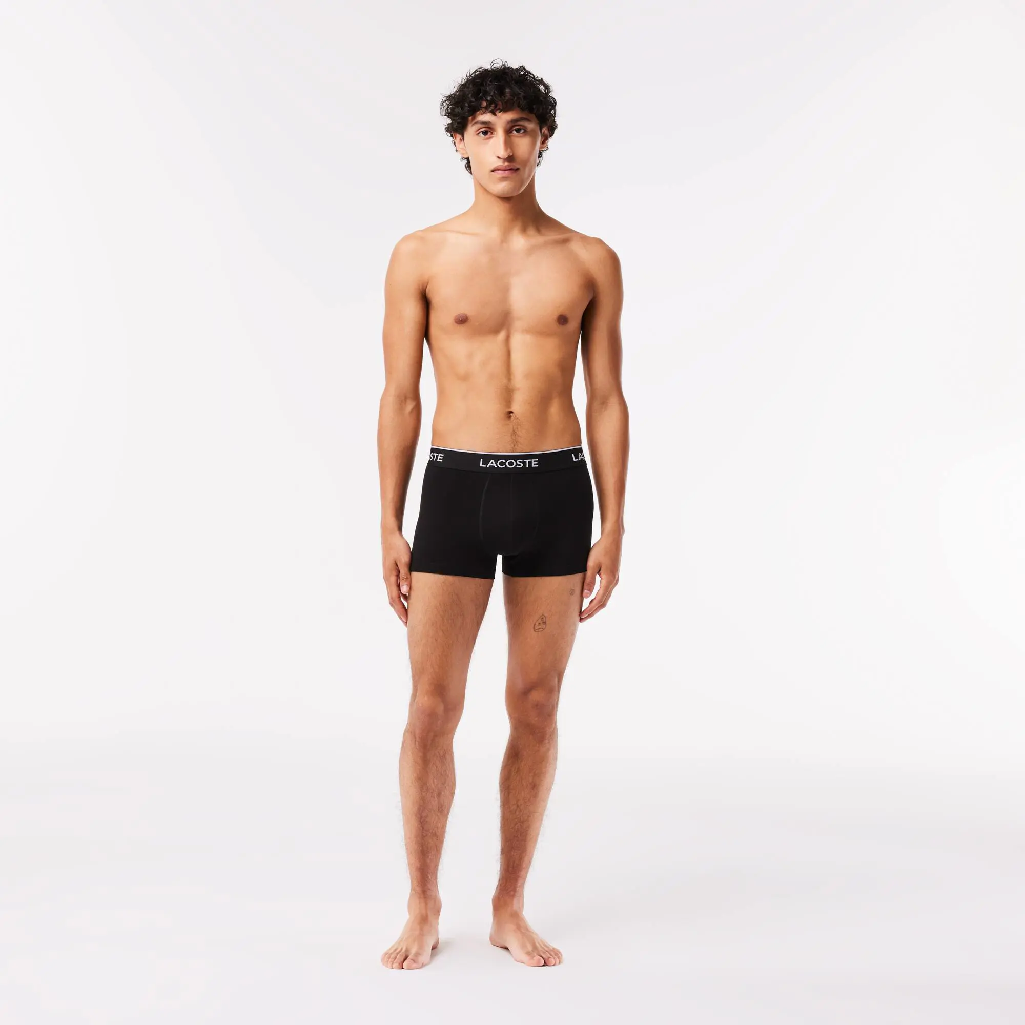 Lacoste Pack Of 3 Casual Black Trunks. 1