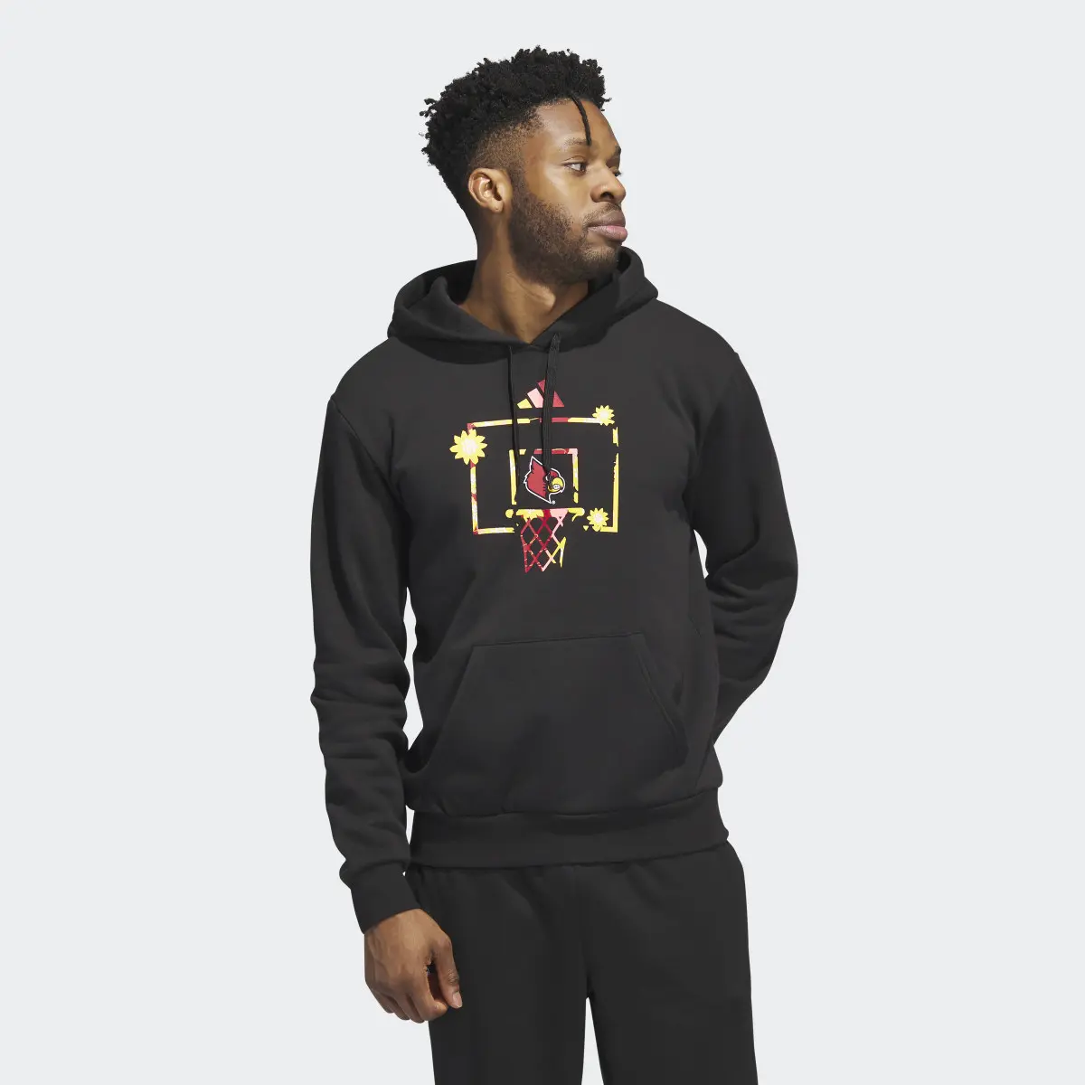 Adidas Louisville Fleece Hoodie. 2