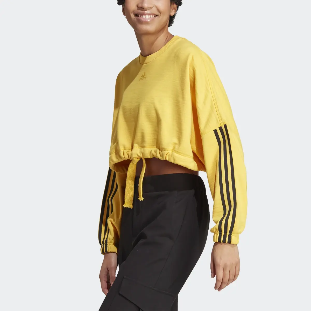 Adidas Dance Crop Versatile Sweatshirt. 1